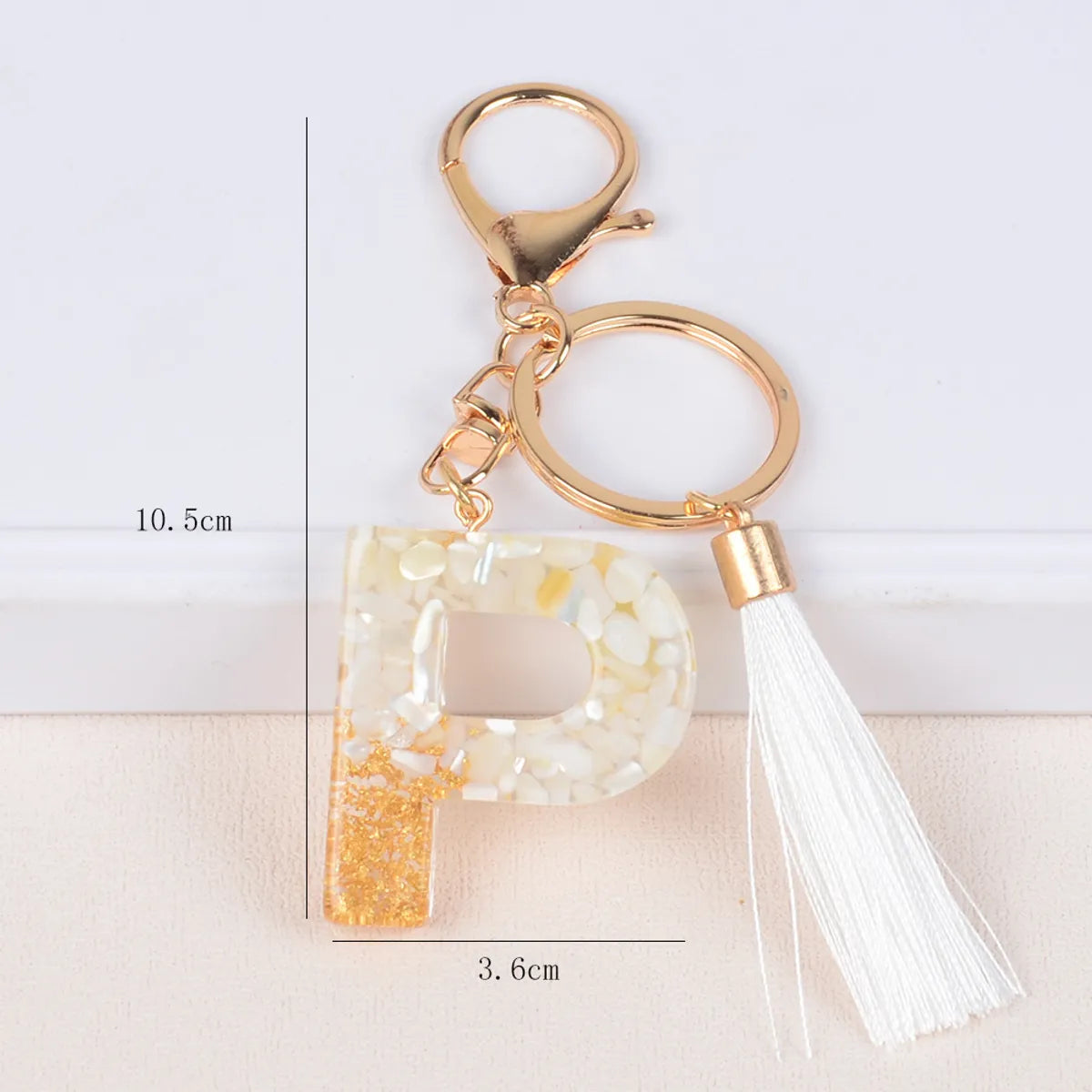 Streetwear Letter Metal Epoxy Bag Pendant Keychain