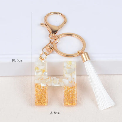 Streetwear Letter Metal Epoxy Bag Pendant Keychain