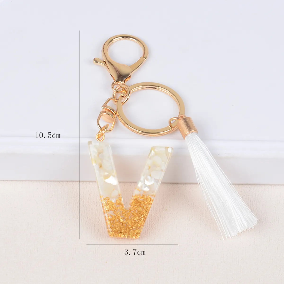 Streetwear Letter Metal Epoxy Bag Pendant Keychain