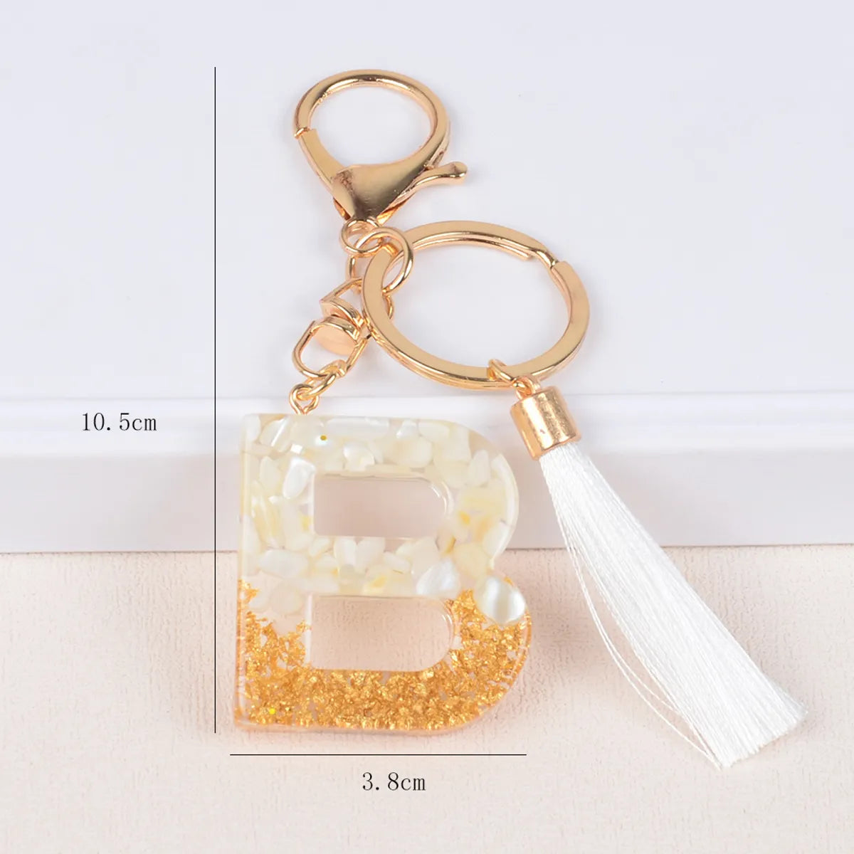 Streetwear Letter Metal Epoxy Bag Pendant Keychain