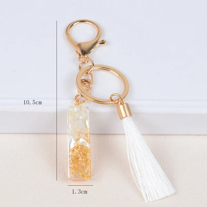 Streetwear Letter Metal Epoxy Bag Pendant Keychain