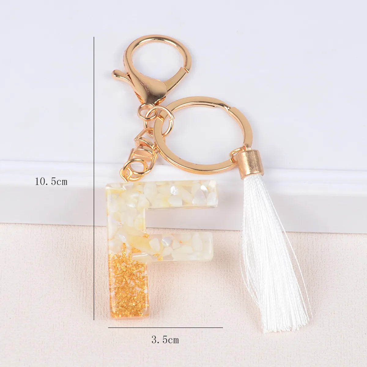 Streetwear Letter Metal Epoxy Bag Pendant Keychain