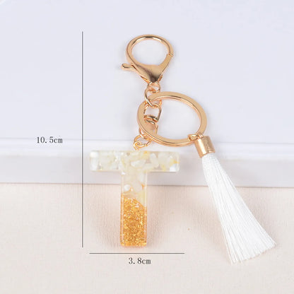 Streetwear Letter Metal Epoxy Bag Pendant Keychain