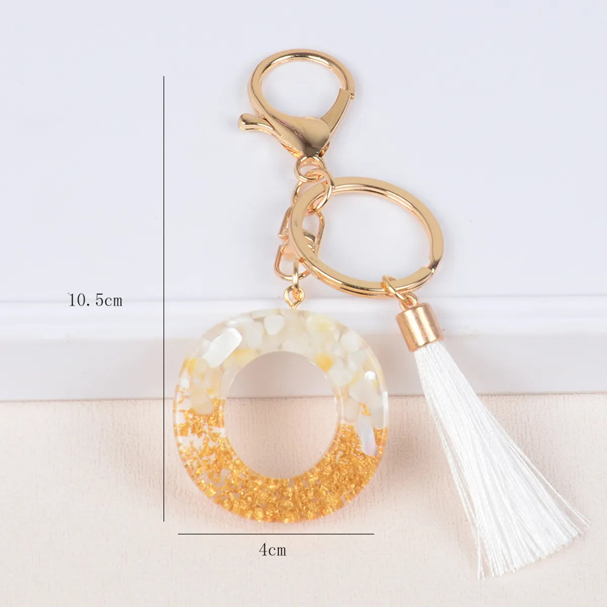 Streetwear Letter Metal Epoxy Bag Pendant Keychain