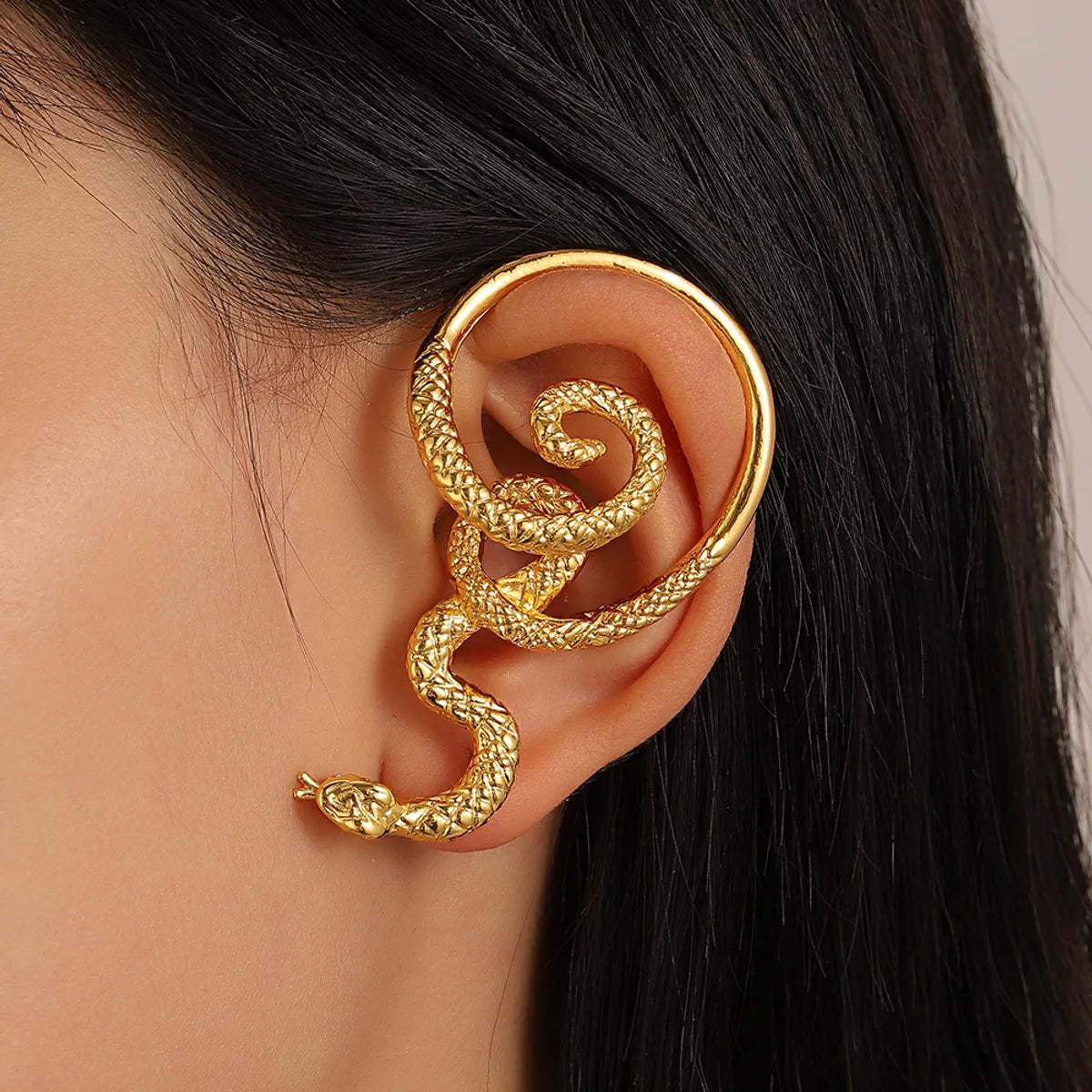 Streetwear Snake Alloy Plating Ear Clips