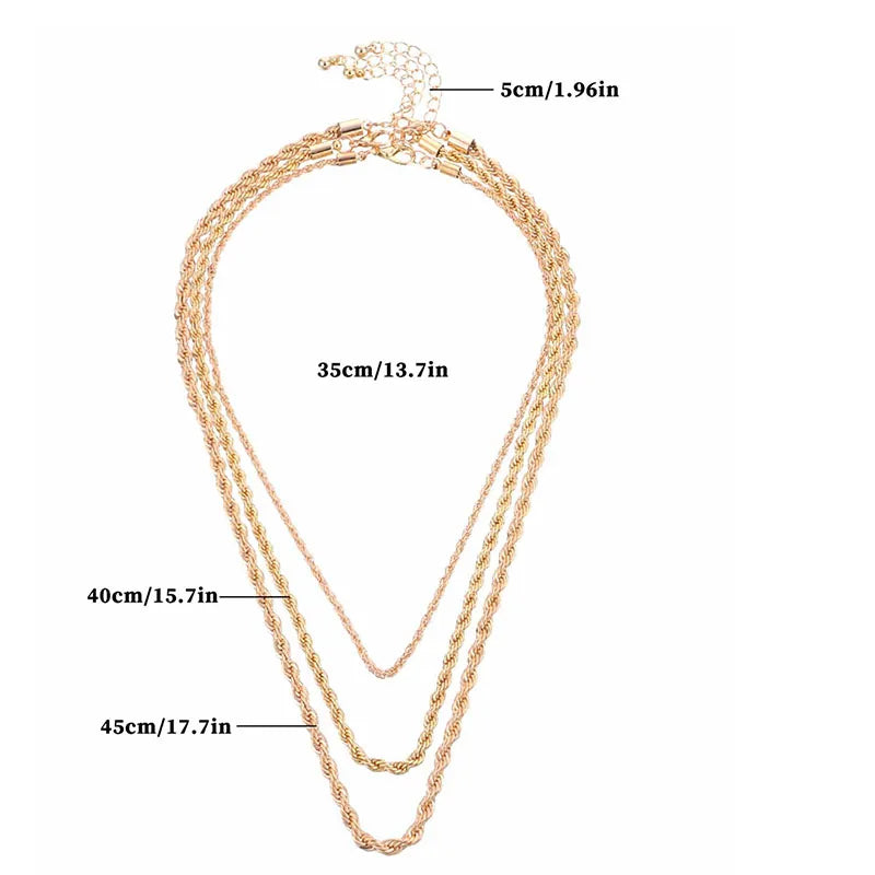 Streetwear Solid Color Alloy Women'S Necklace