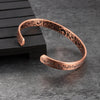 Streetwear Solid Color Copper Magnetic Unisex Bangle