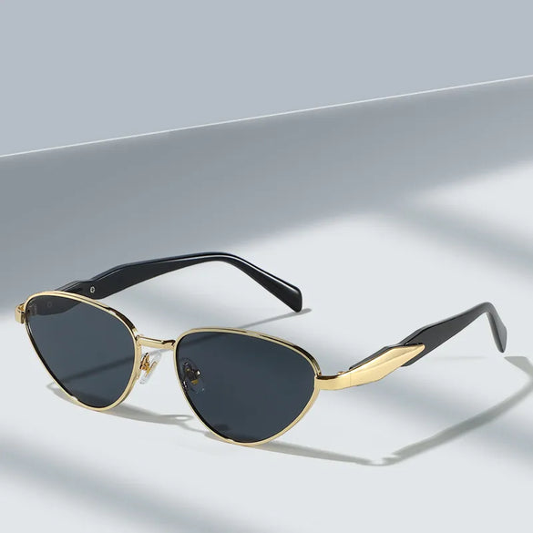 Streetwear Solid Color Pc Cat Eye Full Frame Women'S Sunglasses