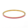 Streetwear Solid Color Stainless Steel Bangle In Bulk