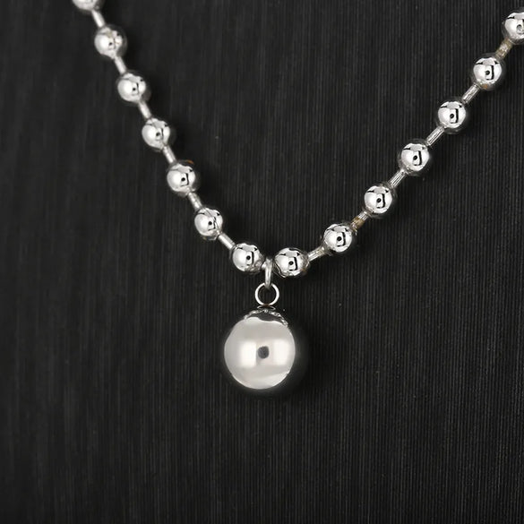 Wholesale Jewelry Streetwear Solid Color Stainless Steel 18K Gold Plated Plating Bracelets Necklace