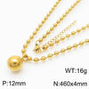 Wholesale Jewelry Streetwear Solid Color Stainless Steel 18K Gold Plated Plating Bracelets Necklace