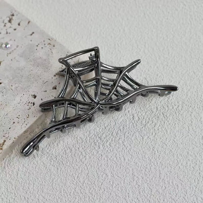 Streetwear Spider Web Metal Hair Claws