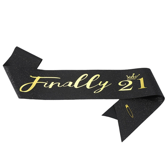 Stretch Glitter Cloth Golden Onion Ribbon Shoulder Belt Bronzing Party Decoration