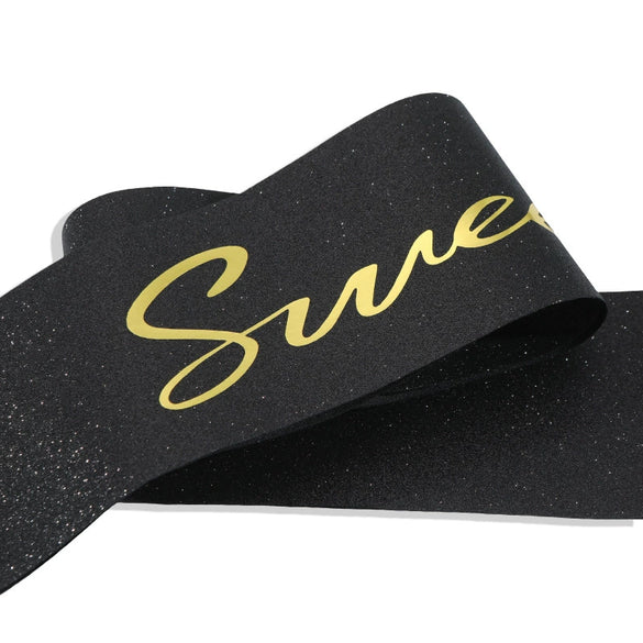 Stretch Glitter Cloth Golden Onion Ribbon Shoulder Belt Bronzing Party Decoration