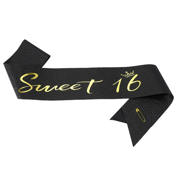 Stretch Glitter Cloth Golden Onion Ribbon Shoulder Belt Bronzing Party Decoration