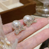 Stud Earrings 225 Silver Copper Zirconia Heart Bow Star Light Luxury Style For Women