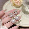 Stud Earrings 225 Silver Copper Zirconia Heart Bow Star Light Luxury Style For Women