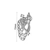 Stud Earrings Stainless Steel Butterfly Geometric Flower Insect Diamond