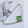 Student Watch Alloy Rose Gold Fourleaf Clover Shape Quartz Watch For Female