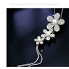 Style New Fashion Necklace Women's Flower Sweater Chain Clothes Accessories Decorations Allmatch Long Tassel