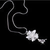 Style New Fashion Necklace Women's Flower Sweater Chain Clothes Accessories Decorations Allmatch Long Tassel
