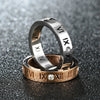 Style Roman Numeral Diamond Ring Couple Ring  Source Good Goods