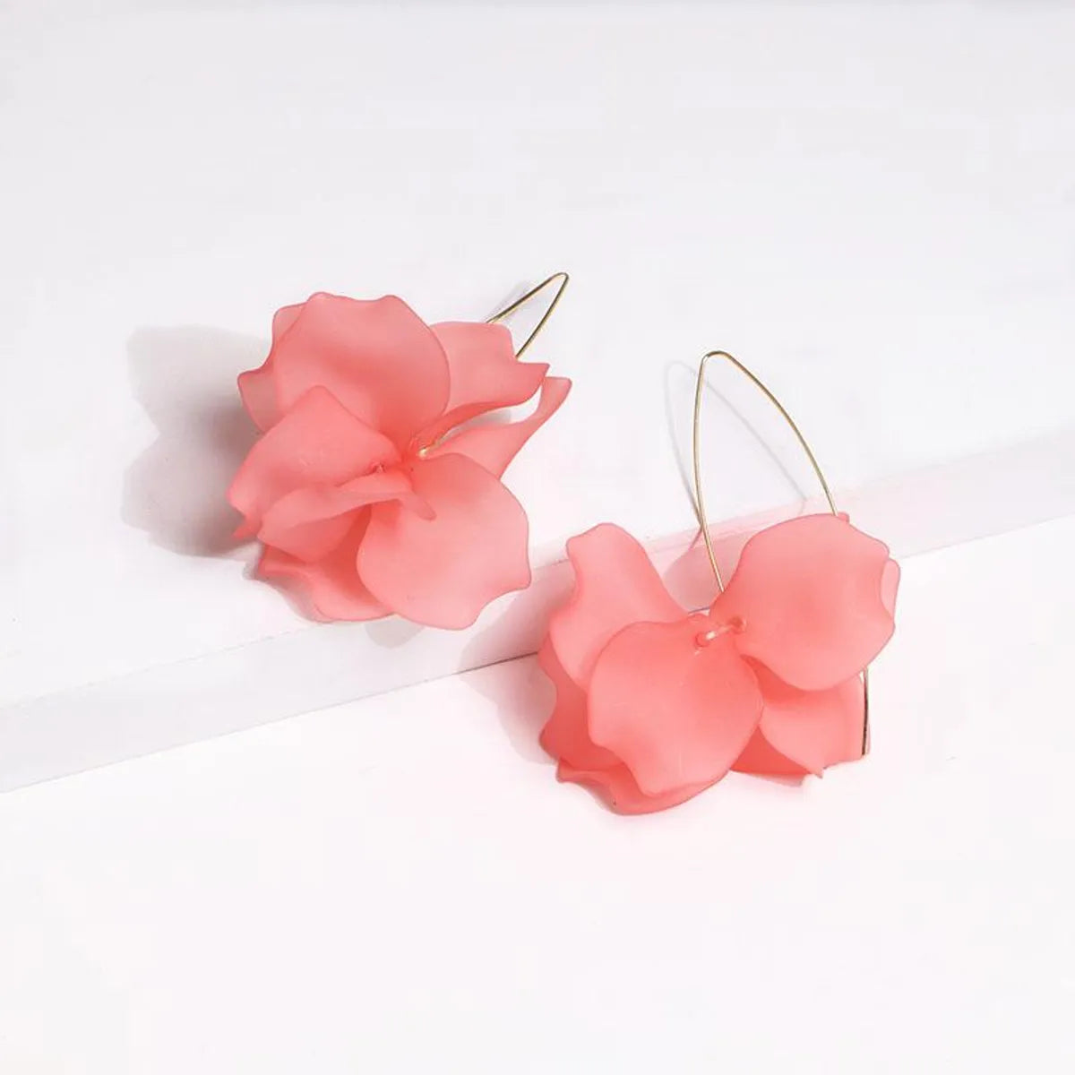 Flower Diamond Alloy No Inlaid Earrings Ear Studs