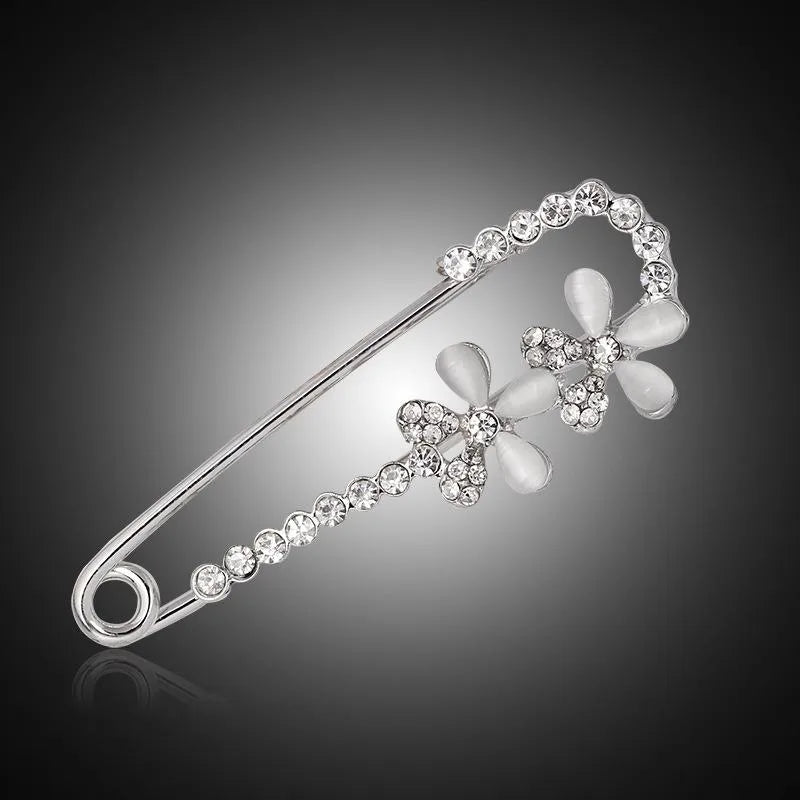 Korean Style Flower Alloy Plating Women'S Brooches