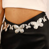 Summer Beach Shell Waist Chain For Women Metal Imitation Pearl Starfish Conch Body Chain
