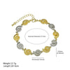 Summer Copper Plated Electroplated Conch Pearl Shell Women's Bracelet