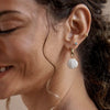Summer Earrings Stainless Steel Shell Marine Style Electroplating For Women