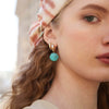 Summer Earrings Stainless Steel Shell Marine Style Electroplating For Women