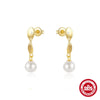 Summer New Women's Girl Style Oil Drop Bowknot S925 Sterling Silver Earrings With Geometric Pattern And Inlaid Zircon