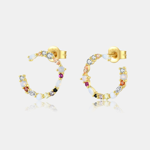 Summer New Women's S925 Silver Bracelet With Geometric Design And Platinum Or 18K Gold Electroplating