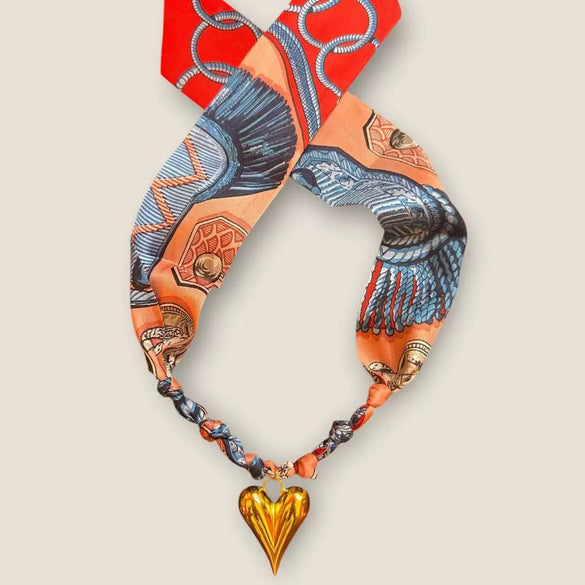 Summer Ocean Stainless Steel And Titanium Steel Multipendant Necklace With Animal Zodiac Shapes Electroplated
