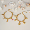 Summer Ocean Style All Match Bracelet Stainless Steel Jewelry For Women Pvd Furnace Vacuum Real Gold Plated