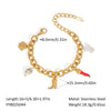 Summer Ocean Style All Match Bracelet Stainless Steel Jewelry For Women Pvd Furnace Vacuum Real Gold Plated