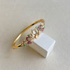 Sunflower Enamel Openwork Bangle With Cloisonné Craftsmanship And Plated Finish Floral Jewelry Wholesale