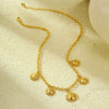Sunflower Pendant Necklace Stainless Steel Electroplating Women's