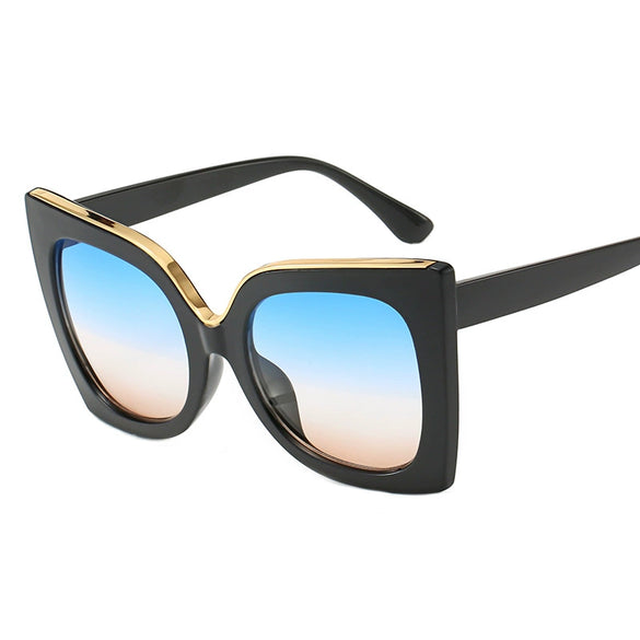 Sunglasses Women's Style Cat Glasses Personality Hip Hop Letters Numbers Text Full Frame With Light Transmittance Category 1 Made Of Ac Lens And Plastic Metal Frame