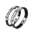 Supply Fashion Couple Bracelet Bracelet Black Steel Wire Microfiber New Chinese Style Exquisite Titanium Bracelet