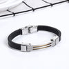 Supply Fashion Couple Bracelet Bracelet Black Steel Wire Microfiber New Chinese Style Exquisite Titanium Bracelet