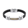 Supply Fashion Couple Bracelet Bracelet Black Steel Wire Microfiber New Chinese Style Exquisite Titanium Bracelet