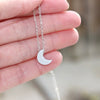 Supply Fashion Simple Thick Moon Pendant Necklace Jewelry Wholesale