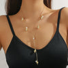 Sweater Chain Accessories Zinc Alloy Heart Shape Tassel Electroplated