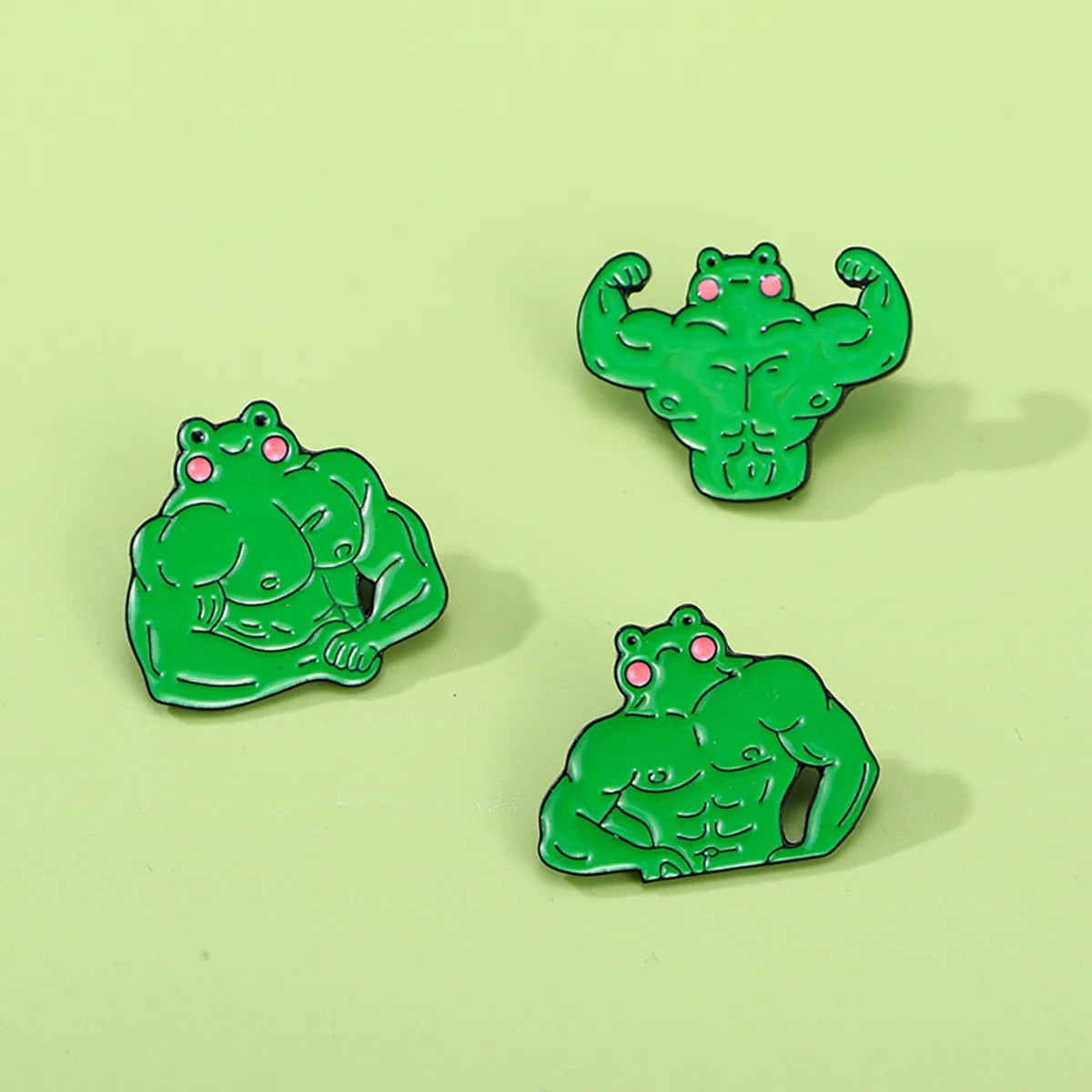 Sweet Animal Frog Alloy Enamel Unisex Brooches