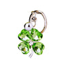 Sweet Artistic Color Block Metal Inlay Rhinestones Women'S Keychain
