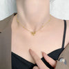 Sweet Bow Knot Titanium Steel Plating Bowknot Bracelets Necklace