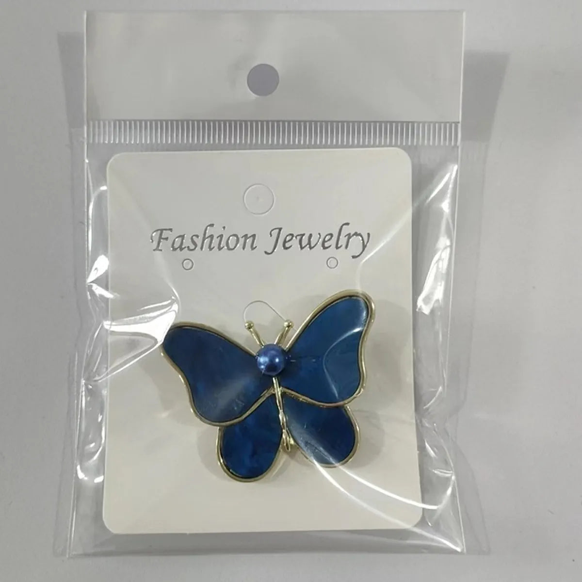 Sweet Butterfly Alloy Artificial Pearls Women'S Brooches