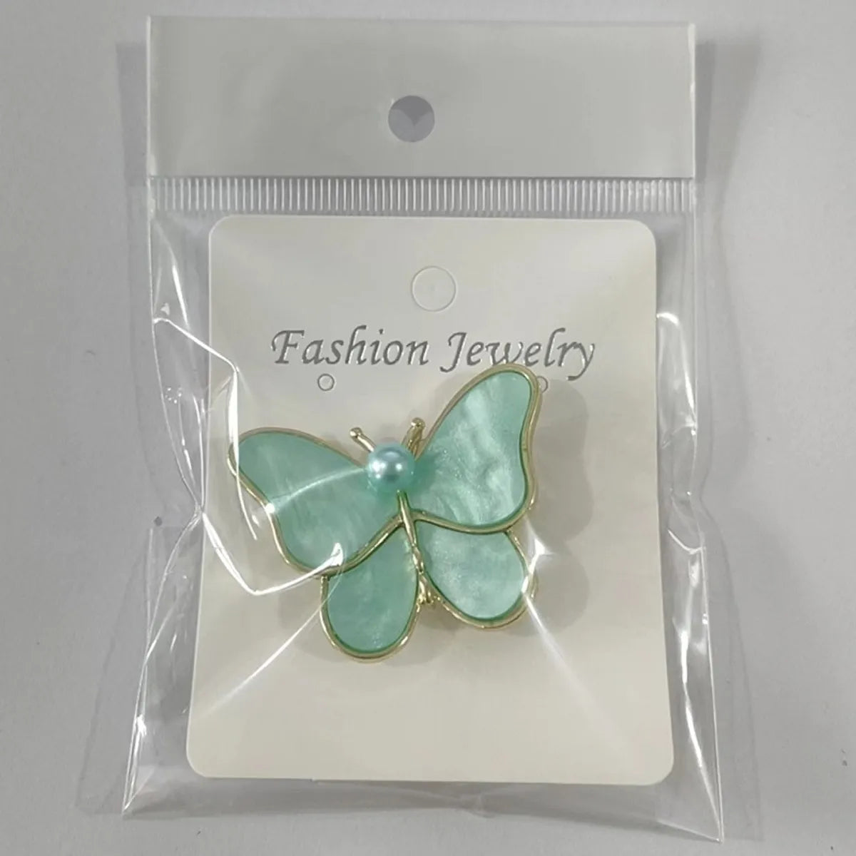 Sweet Butterfly Alloy Artificial Pearls Women'S Brooches